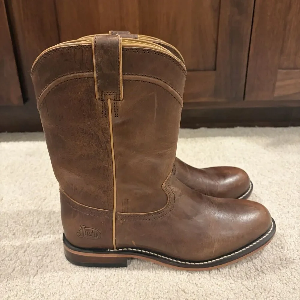 EUC Justin Boots Women’s Holland Western Boots Size 10 Brown RP3311 Cowboy